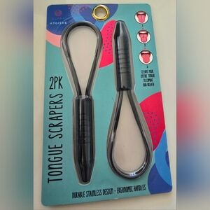 Black Tongue Scrapers 2-Pack